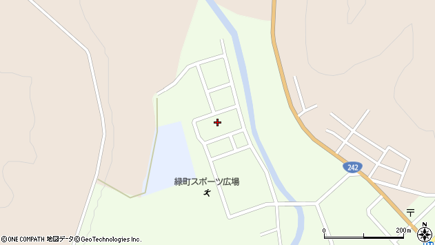 〒089-4326 北海道足寄郡陸別町緑町の地図