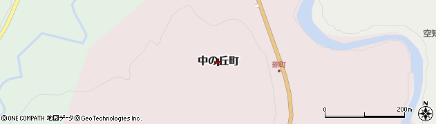北海道芦別市中の丘町周辺の地図