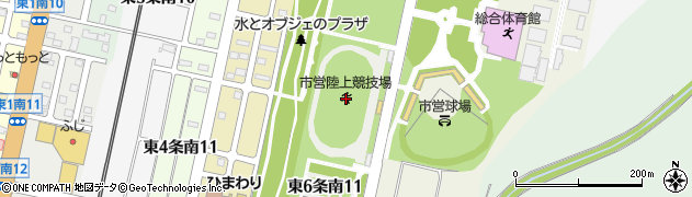 砂川市営陸上競技場周辺の地図