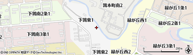 北海道上砂川町（空知郡）鶉周辺の地図