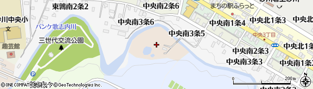 北海道上砂川町（空知郡）中央南４条周辺の地図