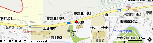 上砂川球場前周辺の地図