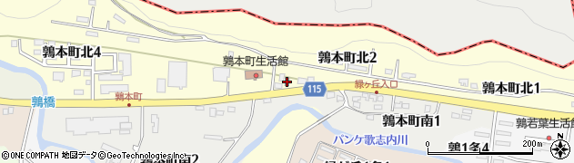 上砂川鶉郵便局周辺の地図