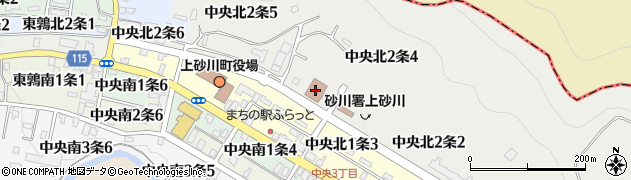 上砂川郵便局 ＡＴＭ周辺の地図