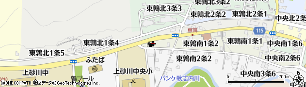 北日本石油株式会社札幌支店上砂川給油所周辺の地図
