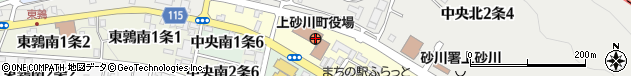 北海道空知郡上砂川町周辺の地図