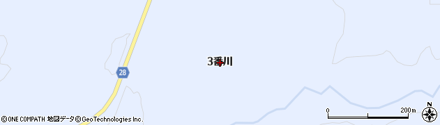 北海道当別町（石狩郡）青山奥（３番川）周辺の地図