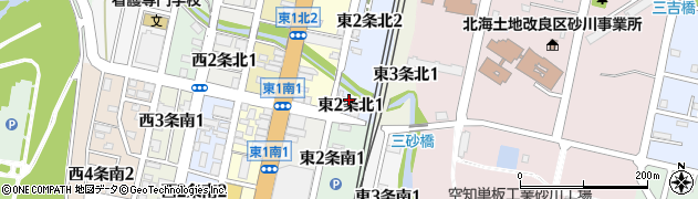 東正和橋周辺の地図