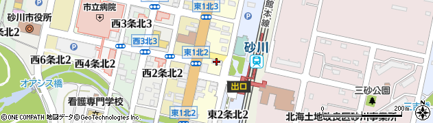 砂川駅前旅館周辺の地図