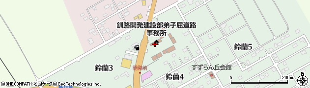 釧路開発建設部弟子屈道路事務所周辺の地図