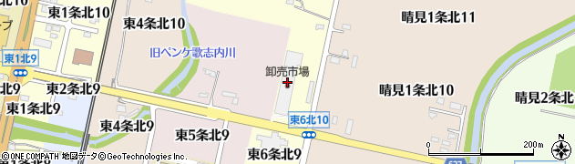 株式会社砂川地方卸売市場周辺の地図
