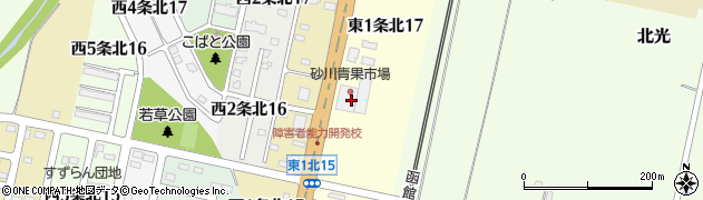 砂川青果市場株式会社周辺の地図