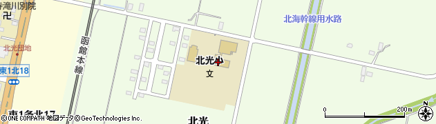 砂川市立北光小学校周辺の地図