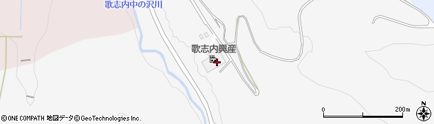 歌志内興産株式会社ガラス工場周辺の地図