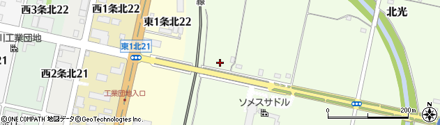 北海道砂川市北光244周辺の地図