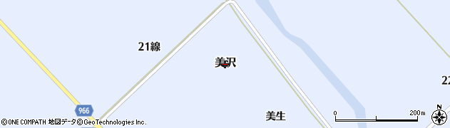 北海道美瑛町（上川郡）美沢周辺の地図