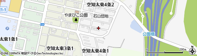 北海道砂川市空知太東４条周辺の地図