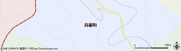 北海道芦別市高根町周辺の地図