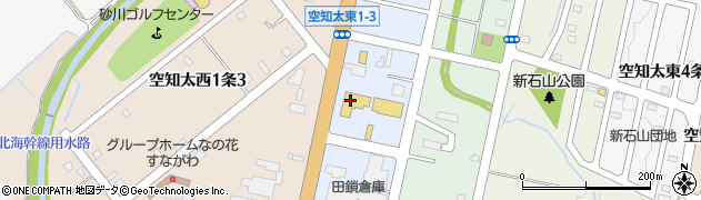 北海道日産自動車空知店周辺の地図