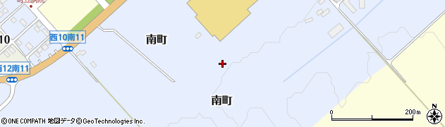北海道中標津町（標津郡）南町周辺の地図