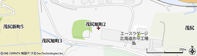 北海道赤平市茂尻旭町周辺の地図