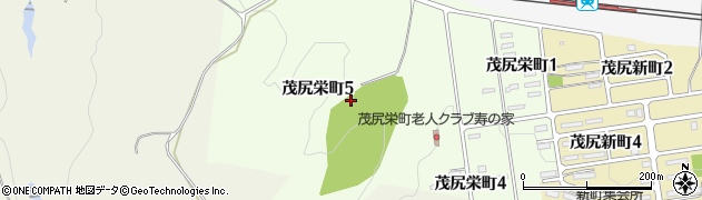 北海道赤平市茂尻栄町周辺の地図