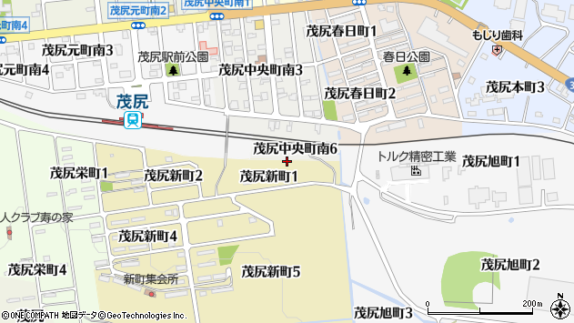 〒079-1265 北海道赤平市茂尻新町の地図