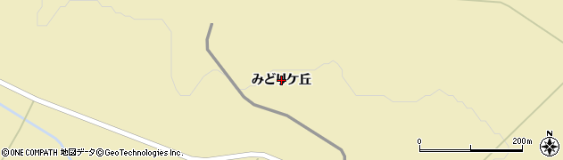 北海道美瑛町（上川郡）新星（みどりケ丘）周辺の地図