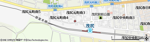 北海道赤平市茂尻元町南周辺の地図