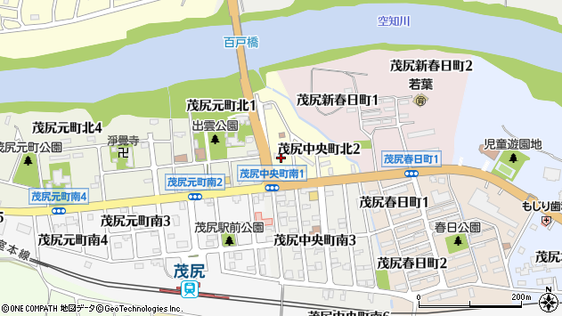 〒079-1261 北海道赤平市茂尻中央町南の地図