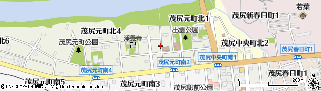 北海道赤平市茂尻元町北2丁目周辺の地図