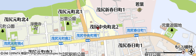 北海道赤平市茂尻中央町北周辺の地図