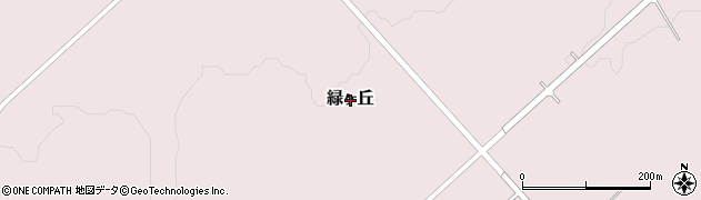 北海道中標津町（標津郡）緑ヶ丘周辺の地図