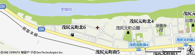 北海道赤平市茂尻元町北周辺の地図