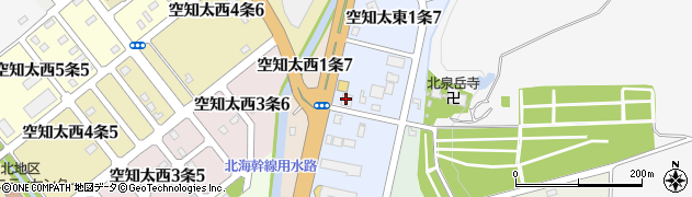 株式会社ダンロップファルケン北海道　空知営業所周辺の地図
