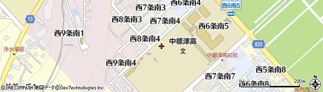 中標津高校周辺の地図