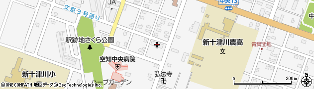 新十津川土地改良区周辺の地図