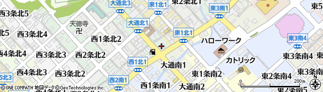 北海道銀行中標津支店 ＡＴＭ周辺の地図