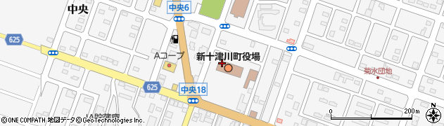 新十津川町役場農業委員会　事務局周辺の地図