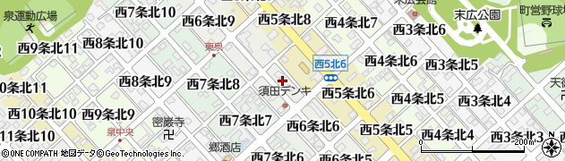 須田デンキ周辺の地図
