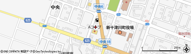 ピンネ農協本所Ａコープ　新十津川店周辺の地図