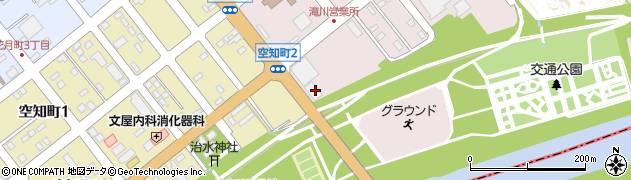 ふじ観光株式会社　滝川営業所周辺の地図