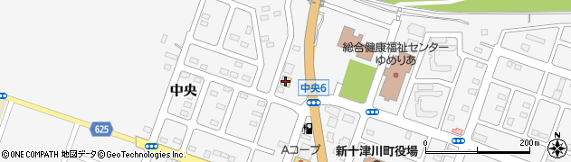 新十津川町役場　総合振興公社・物産館周辺の地図