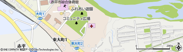 赤平市民プール周辺の地図