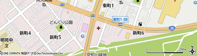 監獄カラオケ　滝川新町店周辺の地図