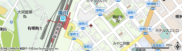 自衛隊札幌地方協力本部滝川地域事務所周辺の地図