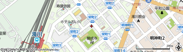 株式会社日立ビルシステム滝川営業所周辺の地図