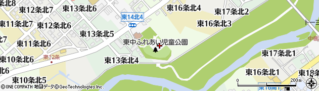 東中児童公園周辺の地図