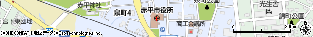 北海道赤平市周辺の地図