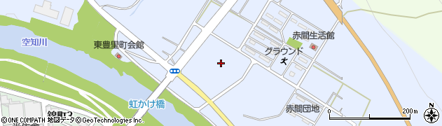 北海道赤平市豊里周辺の地図